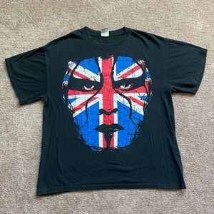 VTG 00’s / Y2K TNA Sting Union Jack Faded Black Tee